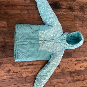Columbia girls winter coat Large, mint blue